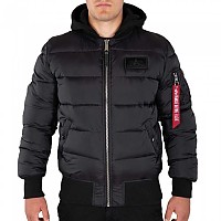 [해외]알파 인더스트리 MA-1 ZH Back Print Puffer FD 자켓 138020213 Black