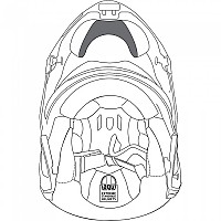 [해외]AGV Sportmodular 헬멧 턱 커튼 9137342107 Summer