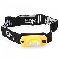 [해외]EDM 1W 3.7V 헤드 랜턴 4138287797 Black / Yellow