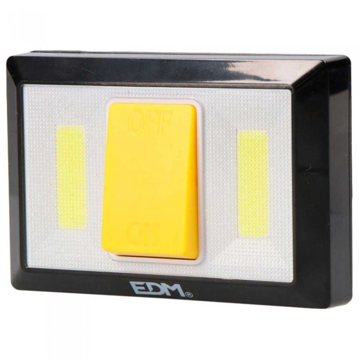 [해외]EDM 36440 LED 손전등 (자석 받침대 포함) 200 Lumens 4138287855 Black