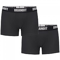 [해외]BRANDIT Logo 복서 브리프 2 단위 1138023332 Black / Black