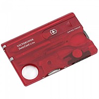 [해외]빅토리녹스 SwissCard Lite 멀티툴 4137863260 Red / Clear