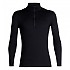 [해외]아이스브레이커 200 Oasis Merino 긴팔 베이스 레이어 7136879898 Black