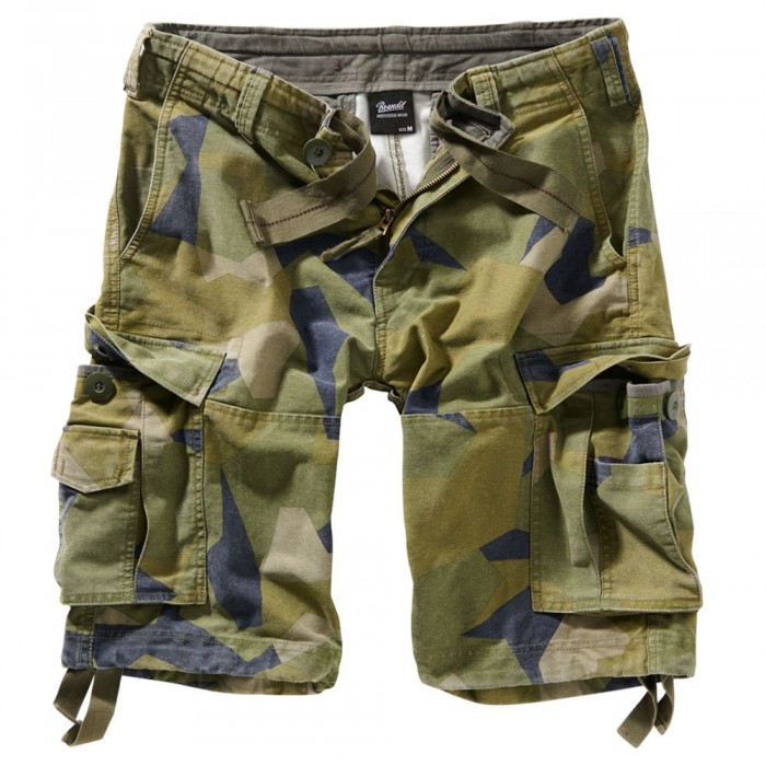 [해외]BRANDIT Vintage 반바지 4138389895 Swedish Camo M90