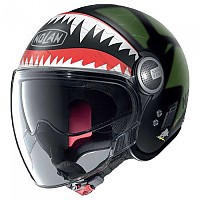 [해외]놀란 N21 Visor Skydweller 오픈 페이스 헬멧 9138404895 Flat Black / Khaki