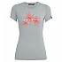 [해외]살레와 Lines Graphic 반팔 티셔츠 4138564831 Heather Grey Melange / Flowers