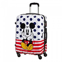 [해외]아메리칸 투어리스터 Disney Legends Spinner 65/24 Alfatwist 62.5L 캐리어 138185008 Mickey Blue Dots