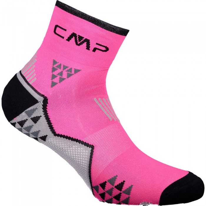 [해외]CMP 3I97177 트레일 Skinlife 양말 4138701402 Pink Fluo / Black