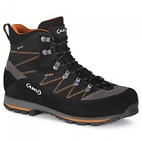 [해외]아쿠 Trekker Lite III 고어텍스 넓은 하이킹 부츠 4137989879 Black / Orange