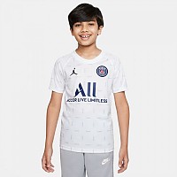 [해외]나이키 PSG 22/23 Dri Fit 경기 전 주니어 반팔 티셔츠 3138569479 White / Wolf Grey / White / Midnight Navy