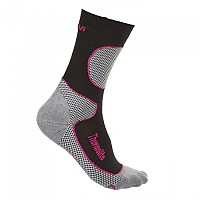 [해외]JOLUVI Thermolite Trekking 양말 2 켤레 4138322733 Charcoal / Neon Pink