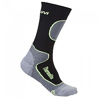 [해외]JOLUVI Thermolite Trekking 양말 2 켤레 4138322734 Charcoal / Neon Yellow