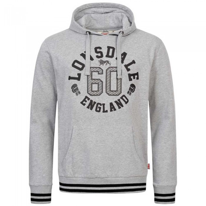 [해외]LONSDALE Mamhead 후드티 7138795167 Marl Grey / Black