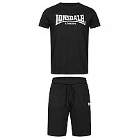 [해외]LONSDALE Moy & Short Set 반팔 티셔츠 7138795178 Black / White