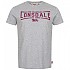 [해외]LONSDALE Nybster 반팔 티셔츠 7138795183 Marl Grey / Oxblood