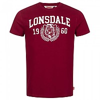 [해외]LONSDALE Staxigoe 반팔 티셔츠 7138795251 Oxblood / White