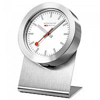 [해외]몬데인 Magnet Silver 50 mm 시계 138893409 White / Aluminium Brushed Silver