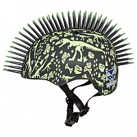 [해외]RASKULLZ T-Rex Hawk 주니어 헬멧 1137838739 Black / Fluo Green