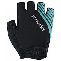 [해외]ROECKL Naturns Basic 짧은 장갑 1138758522 Black / Turquoise Blue