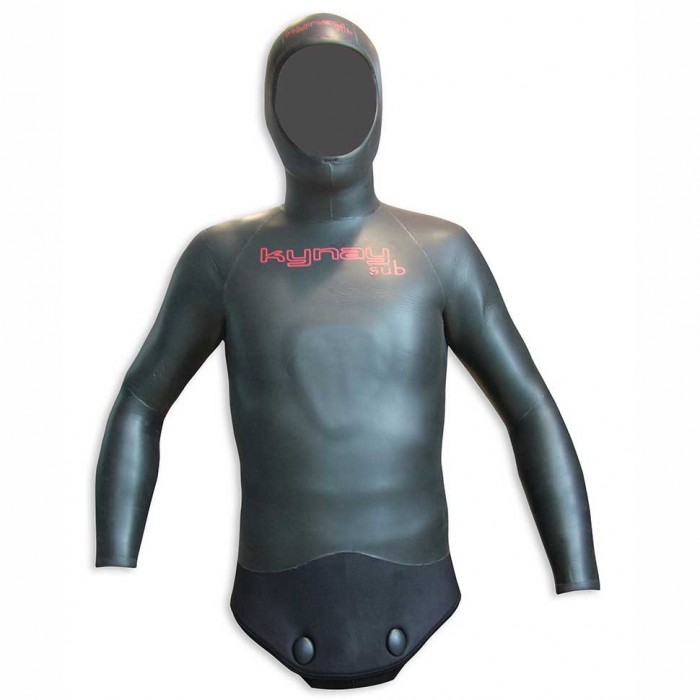 [해외]KYNAY Wetsuit Smooth Skin 스피어피싱 자켓 7 mm 10138871792 Black