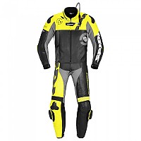 [해외]스피디 DP-Progressive Touring 오토바이 가죽 수트 9138288621 Black / Fluo Yellow