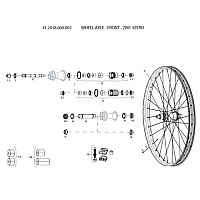 [해외]스램 Front Wheel Axle ZM1 3Zero 도끼 (dokki) 1137670891 Black