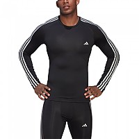 [해외]아디다스 Techfit 3 Stripes 긴팔 티셔츠 7138971285 Black