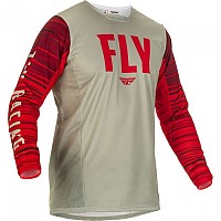 [해외]FLY RACING Kinetic Wave 긴팔 엔듀로 저지 1138501258 Grey / Red