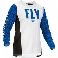 [해외]FLY RACING Kinetic Wave 긴팔 엔듀로 저지 1138501273 White / Blue