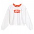 [해외]리바이스 Pl Vintage Raglan Crew 스웨트셔츠 138899450 Bright White / Orange Rust