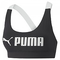 [해외]푸마 Fit 스포츠 탑 중간 영향 139003460 Puma Black