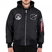 [해외]알파 인더스트리 MA-1 VF Dark Side 봄버 자켓 138947435 Black / Reflective