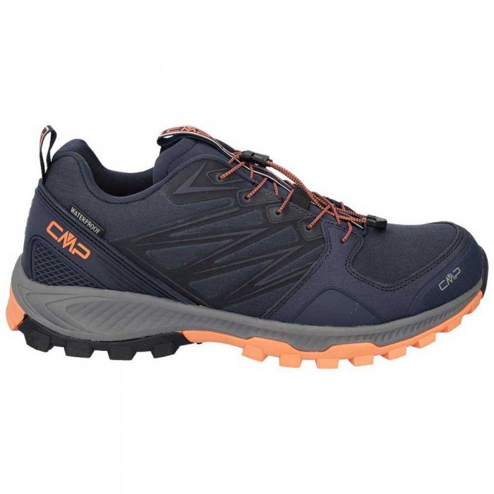 [해외]CMP Atik Waterproof 3Q31147 하이킹화 4139207054 B. Blue / F. Orange