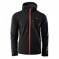 [해외]ELBRUS Iver 소프트쉘 자켓 4139263349 Black / Spicy Orange / Asphalt