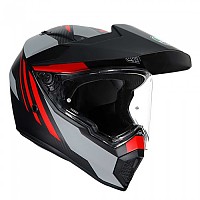 [해외]AGV OUTLET AX9 Multi MPLK 풀페이스 헬멧 9138587449 Refractive Matt Carbon / Red