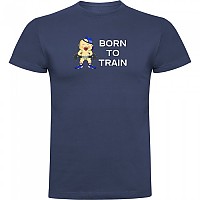 [해외]KRUSKIS Born To Train 반팔 티셔츠 7139291812 Denim Blue