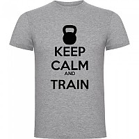 [해외]KRUSKIS Keep Calm And Train 반팔 티셔츠 7139292465 Heather Grey