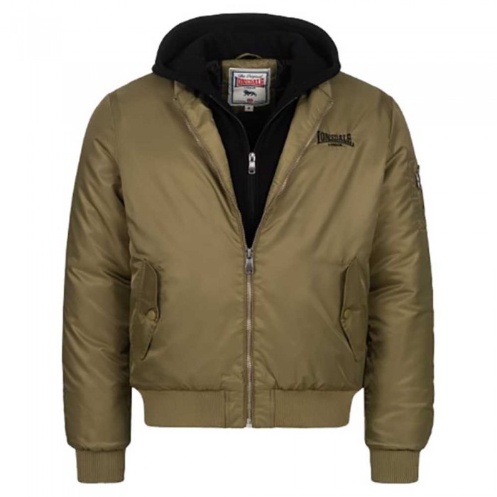 [해외]LONSDALE Ballindean 자켓 7139293681 Olive / Black / White