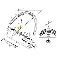 [해외]시마노 RS31 Rear Left 스포크 1137551984 Black