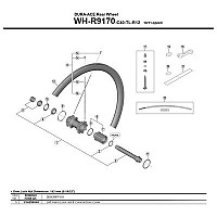 [해외]시마노 WH-R9170 왼쪽 1137973868 Silver