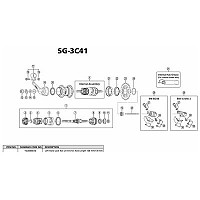 [해외]시마노 Nexus SG-3C41 너트 1137974186 Silver