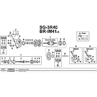 [해외]시마노 Nexus SG-3R40 바 1137974195 Silver