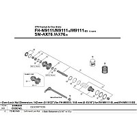 [해외]시마노 FH-M9111 왼쪽 1137974349 Silver