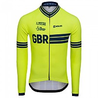 [해외]KALAS Great Britain Cycling 팀 긴팔 저지 1139386418 Fluo