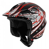 [해외]NAU N400 Overnet 오픈 페이스 헬멧 9139122691 Black / Red