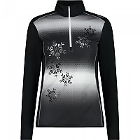 [해외]CMP Sweat 38L1196 하프 지퍼 플리스 4139208167 Black