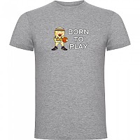 [해외]KRUSKIS Born To Play Basketball 반팔 티셔츠 3139291765 Heather Grey