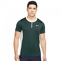 [해외]나이키 Court Dri Fit Advantage 반팔 폴로 셔츠 12138706394 Pro Green / White / White