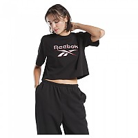 [해외]리복 CLASSICS Big Logo Cropped 반팔 티셔츠 139446182 Black