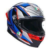 [해외]AGV K6 S E2206 MPLK 풀페이스 헬멧 9139460254 Slashcut Black / Blue / Red